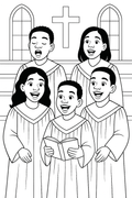 Church and Community Coloring Bundle