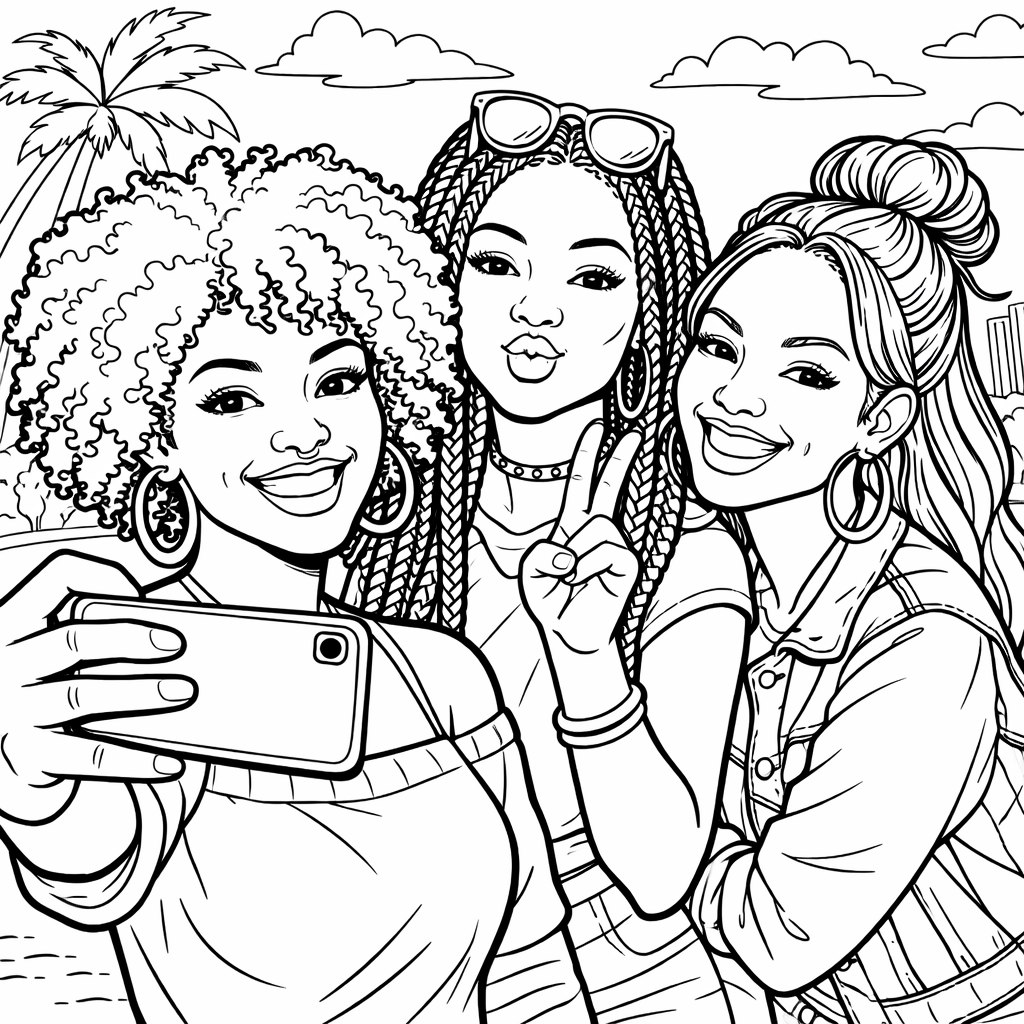"Best Friends" Coloring Bundle