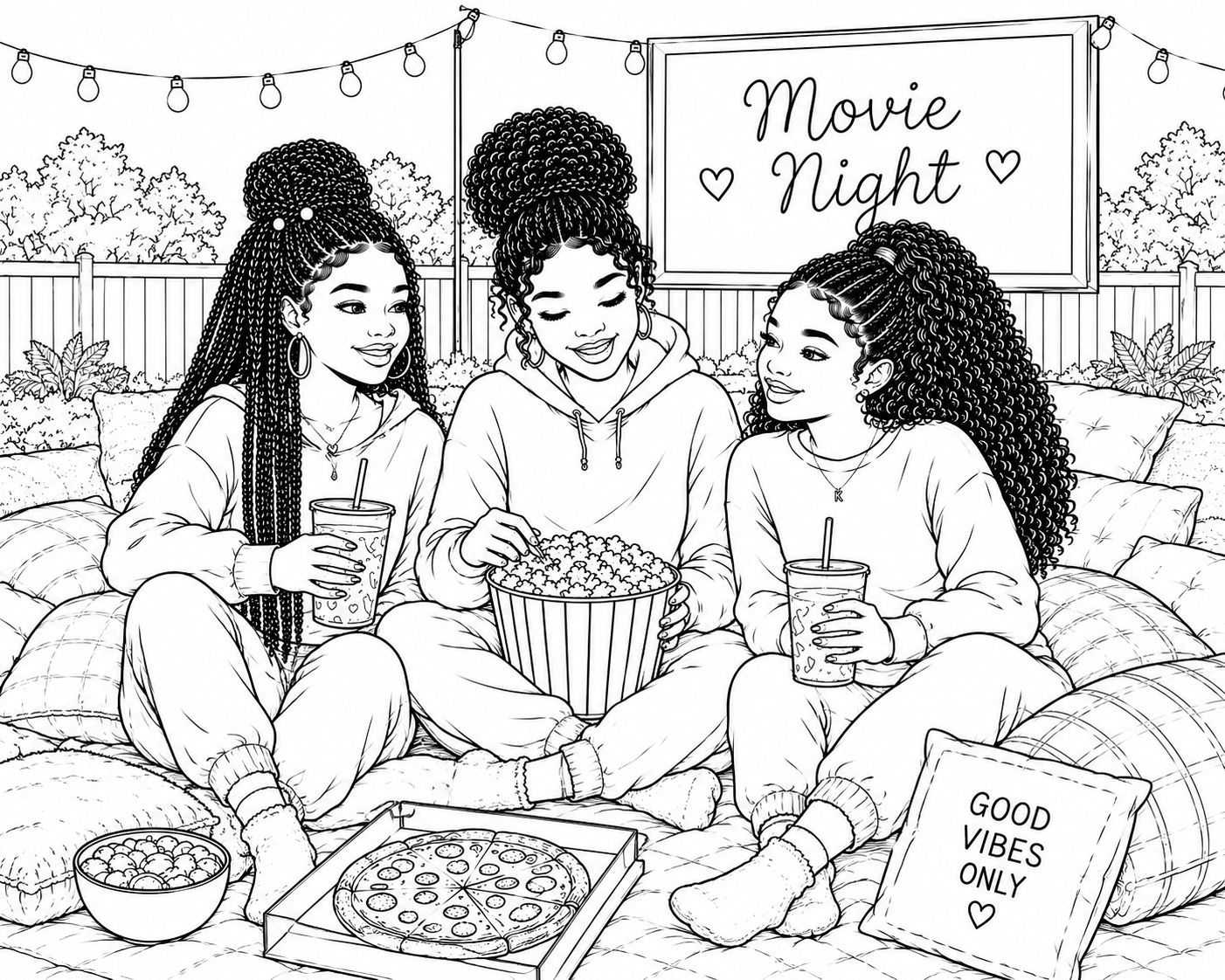 "Best Friends" Coloring Bundle