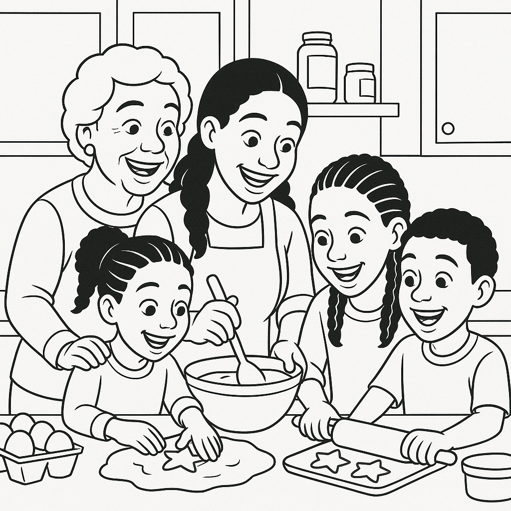 "Legacy and Laughter" Grandparents Coloring Bundle
