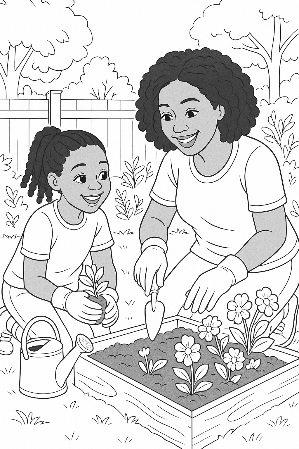 Mothers and Daughters Coloring Bundle