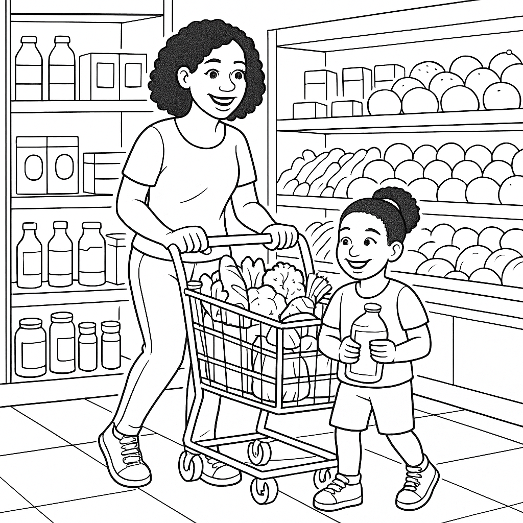 Mothers and Daughters Coloring Bundle
