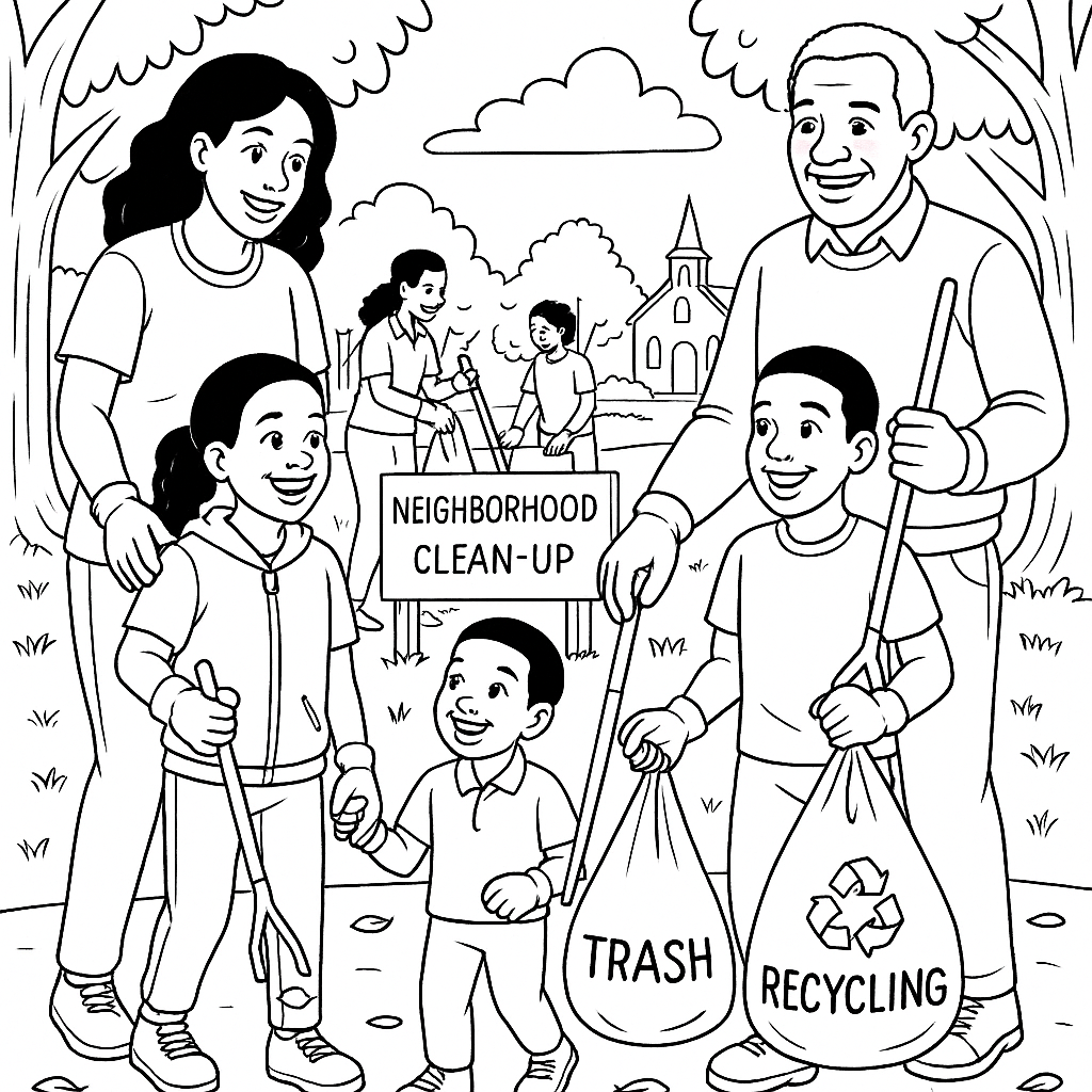 Church and Community Coloring Bundle