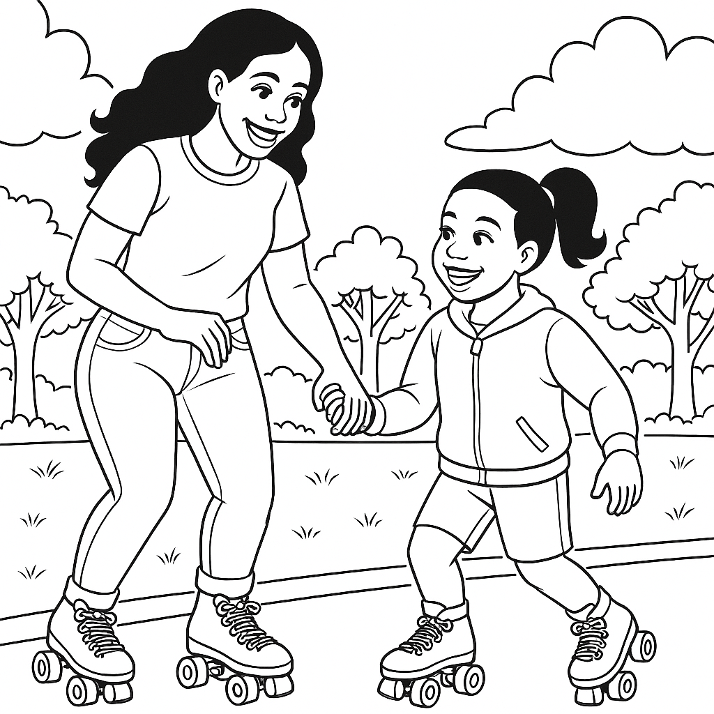 Mothers and Daughters Coloring Bundle