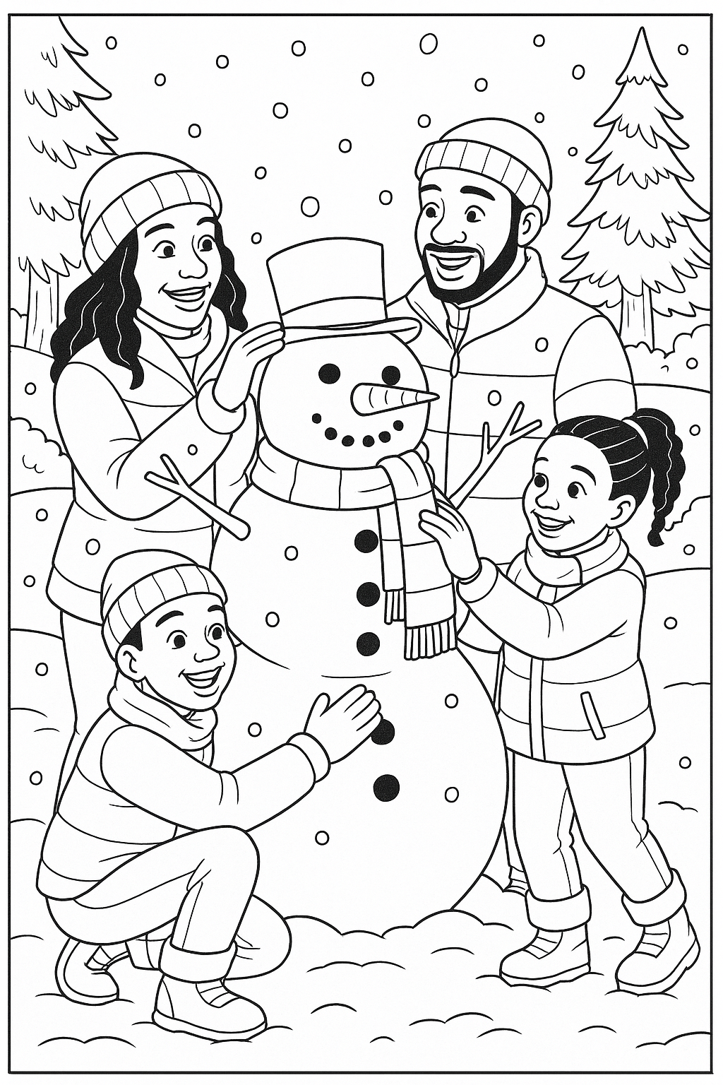 Winter Coloring Bundle