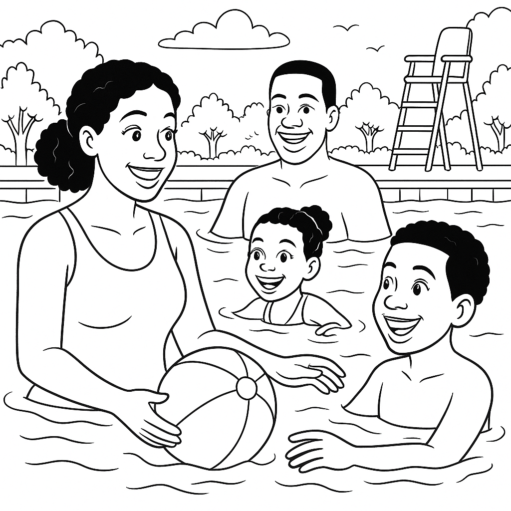 Summer Holiday Coloring Bundle