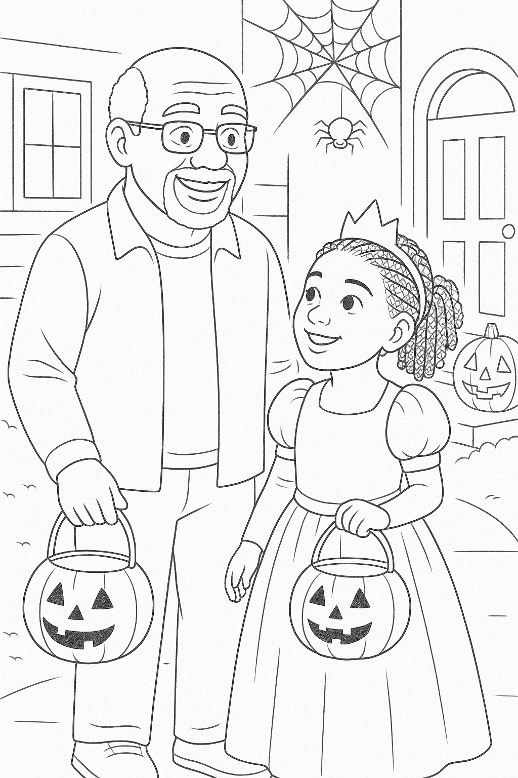 "Legacy and Laughter" Grandparents Coloring Bundle